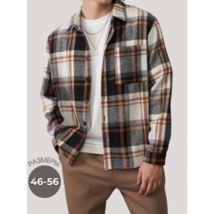 Рубашка , размер 54-56, коричневый U.M.Wear