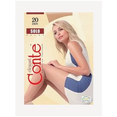 Колготки Conte elegant Solo, 20 den, размер 6, natural