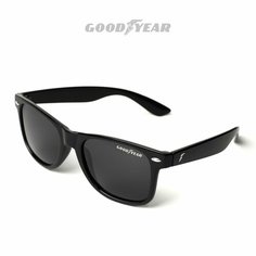 Солнцезащитные очки Goodyear, черный, серебряный