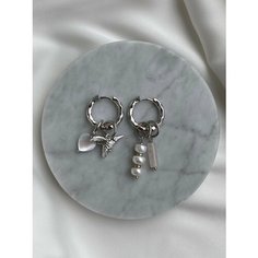 Серьги, металл, розовый Love And Soul Jewelry
