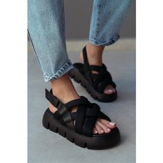 Шлепанцы Wenzhou Huahai Leather Shoes Factory Шлепанцы Элина, размер 36, черный