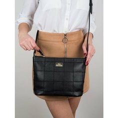 Сумка шоппер Franchesco Mariscotti, фактура зернистая, рельефная, черный