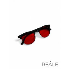 Солнцезащитные очки REALE, красный/черный