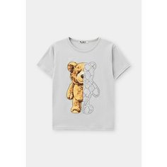 Футболка BLACKSI, размер 146, серый