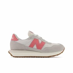 Кроссовки New Balance GS237PK, размер 5 UK, серый/белый/розовый
