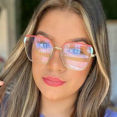 Солнцезащитные очки , розовый, бесцветный, золотой Bananas