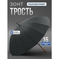Зонт-трость , серый Brancatti