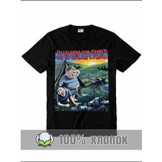 Футболка RexTex Рыбалка, размер 50, черный