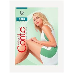 Колготки Conte elegant SOLO 15, р. 3, naturaluralural, 15 den, размер 3, natural