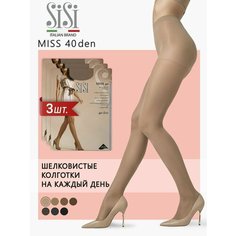Колготки Sisi Miss, 40 den, 3 шт., размер 2, miele