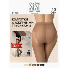 Колготки Sisi Style, 40 den, 3 шт., размер 4, daino