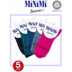 Носки MiNiMi, комплект, 5 пар, размер 0 (UNI), мультиколор
