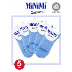 Носки MiNiMi, комплект, 5 пар, размер 0 (UNI), azzurro