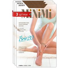 Носки MiNiMi, комплект, 20 den, 6 пар, размер 0 (one size), daino