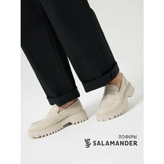 Лоферы Salamander, размер 39, белый