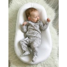 Комбинезон Mjolk, размер 92, коричневый, белый