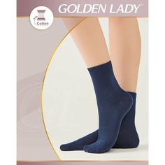 Носки Golden Lady, комплект, 3 пары, размер 35-38, blu