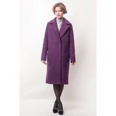 Пальто MARGO, размер 44-46, фуксия, бордовый, лиловый, фиолетовый