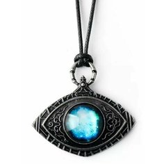 Колье GAMEМЕРЧ, голубой, серебряный