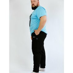 Брюки джоггеры Ohana market Хит, размер 62, черный