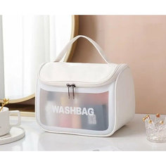 Косметичка 13х15х23 см, , белый Washbag