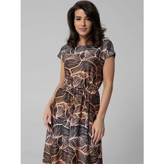 Платье A-A Awesome Apparel by Ksenia Avakyan, размер 44, черный/оранжевый