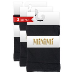 Гольфы MiNiMi, комплект, 70 den, 3 пары, 3 уп., размер 0 (UNI), черный