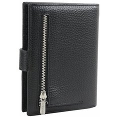 Портмоне malgrado, фактура зернистая, black 5001