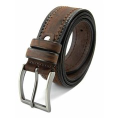 Ремень CHROME, размер 120, коричневый