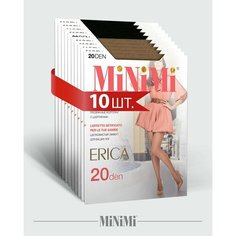 Колготки MiNiMi Erica, 20 den, 10 шт., размер 3, мультиколор