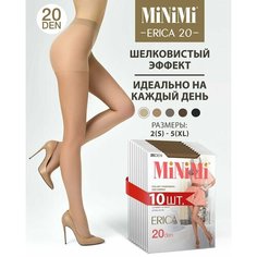 Колготки MiNiMi Erica, 20 den, 10 шт., размер 3, caramello