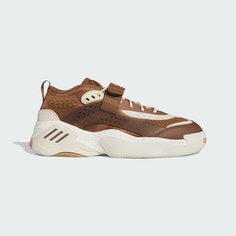 Кроссовки adidas STREETBALL III, размер UK 11, коричневый