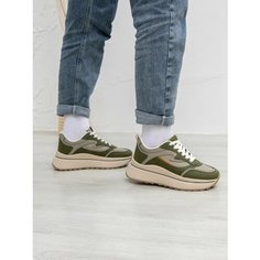 Кроссовки Lonza footwear, полнота 7 (RU)/ на среднюю и широкую стопу, размер 36, зеленый