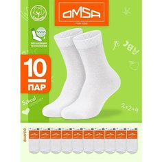 Носки Omsa 10 пар, размер 35/38, , bianco