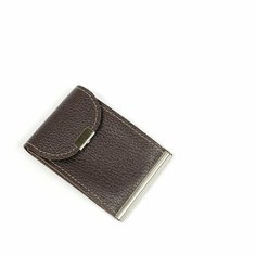 Кошелек Croco, фактура зернистая, коричневый