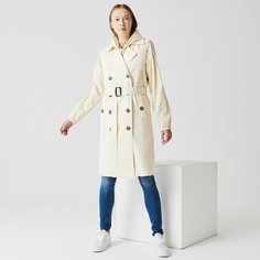 Плащ LACOSTE, размер T40, бежевый