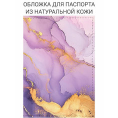 Обложка для паспорта Elole Design, белый, бежевый, розовый