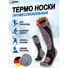 Термоноски ONFORM Термо гольфы, 2 уп., размер M, серый/оранжевый