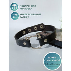 Чокер Jewellery by V.K., металл, длина 39 см, черный
