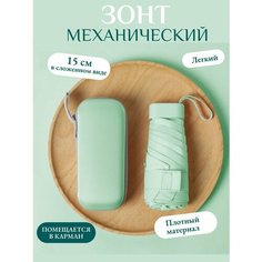 Мини-зонт , мятный Доджя.Net