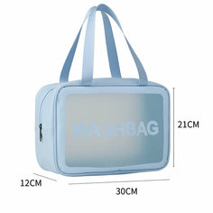 Косметичка 12х21х30 см, , голубой Washbag