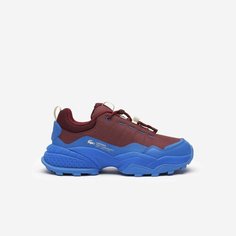 Кроссовки LACOSTE, размер T45, синий/бордовый
