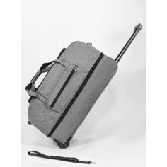 Сумка дорожная Fayz-M, 100 л, 33х33х75 см, серый..