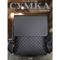 Сумка кросс-боди , фактура гладкая, тиснение, черный 3 Marcello di Pelle