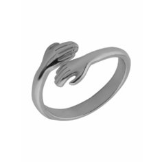 Кольцо-кулон OTOKODESIGN, безразмерное, ширина 10 мм, серебристый