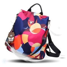 Рюкзак шоппер Accessori, фактура матовая, разноцветный