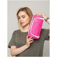 Косметичка TOPROCK, 14х14х27 см, 2 шт., , розовый