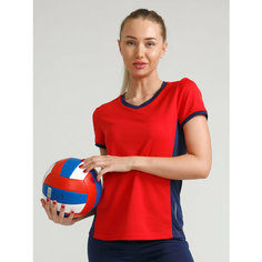 Футболка CroSSSport, размер 44, красный/синий