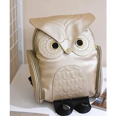 Рюкзак хобо Accessori, фактура гладкая, черный матовый