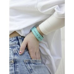 Браслет-нить LAPS, 1 шт., размер 18 см, размер one size, бирюзовый